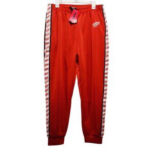 Detroit Red Wings NHL Mens Red Jogger Pants Size XL By Foco With Logo
